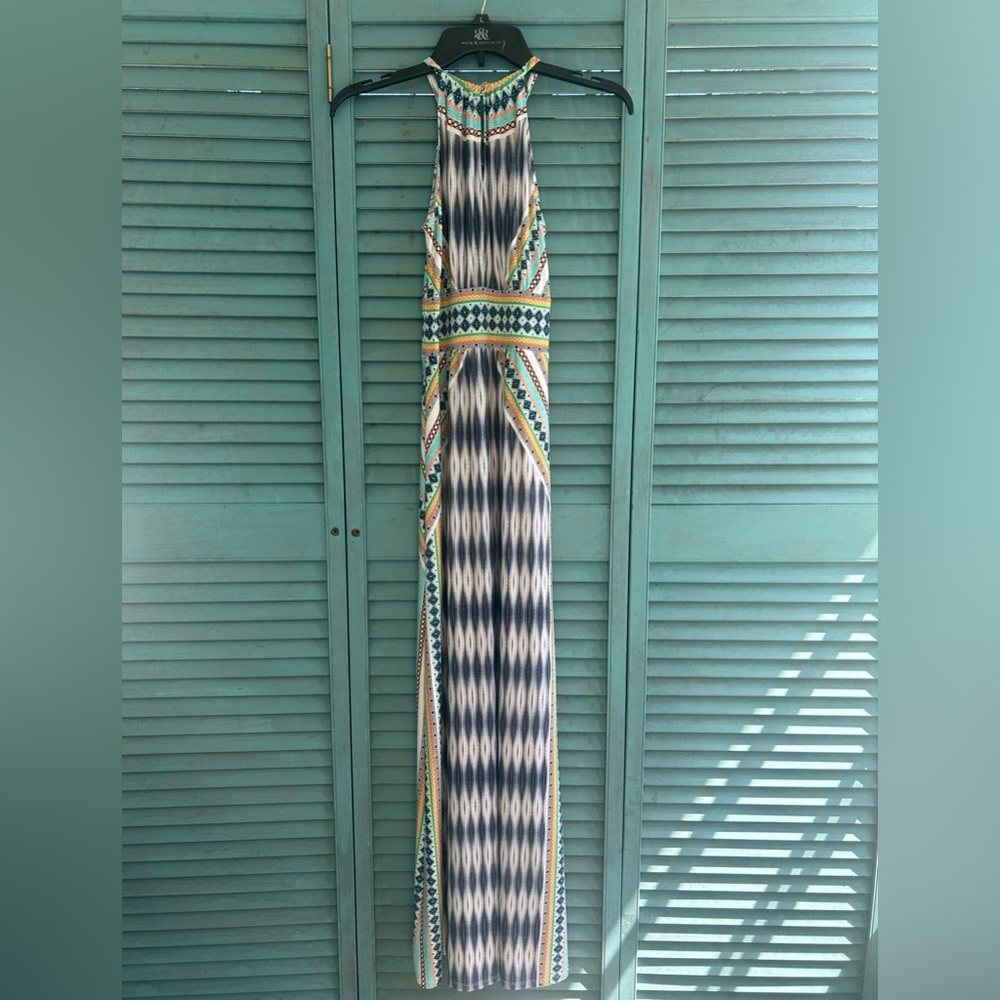 London Style Vibrant Patterned Maxi Dress - Picture 2 of 5